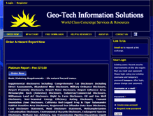 Tablet Screenshot of geo-techsolutions.com